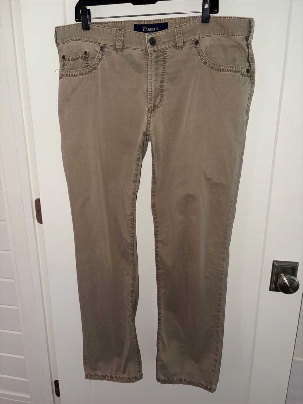 Atelier Gardeur Nevio regular fit khaki pants sz 40/32 VGUC